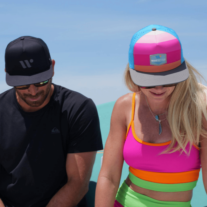 Tropical Sunset | Magic Hour Collection | Flat Brim - WaveSetter